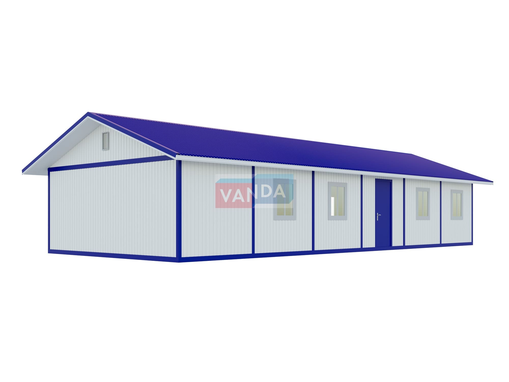 Проект модульный штаб строительства 6.0x14,4 ЛДСП